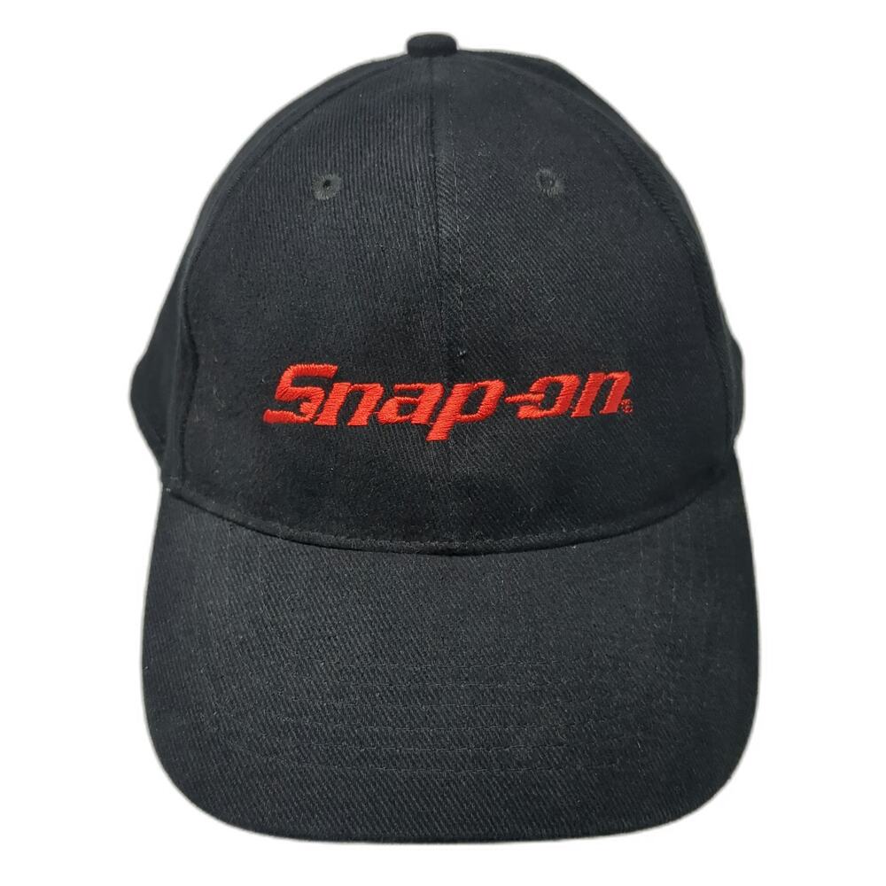 Wild Baseball Cap Black One Size Snap-on Embroidered Adjustable Strapback Hat